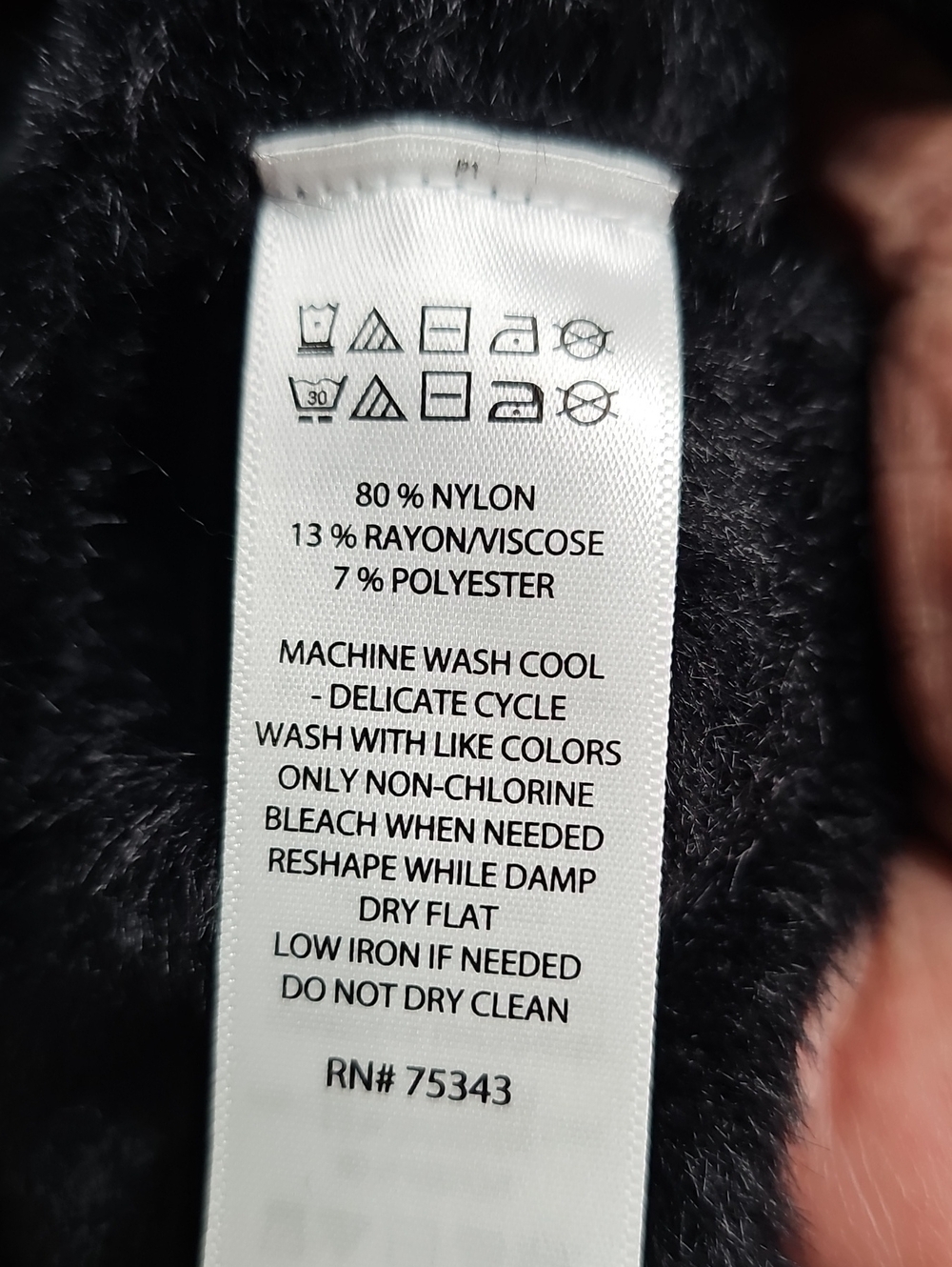 Joie Black Fuzzy Crewneck Sweater - Picture 6 of 7